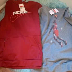 2 NWT Large Mens Nike Hoodies